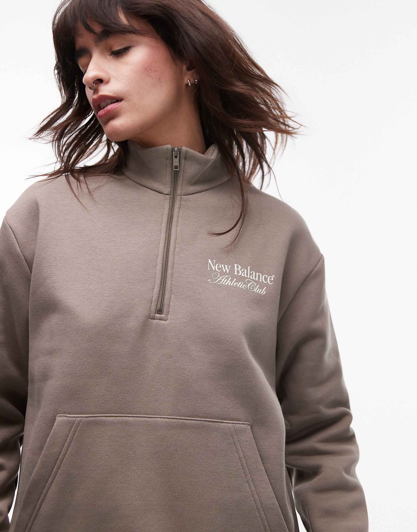 Graphic Half Zip Hoodie