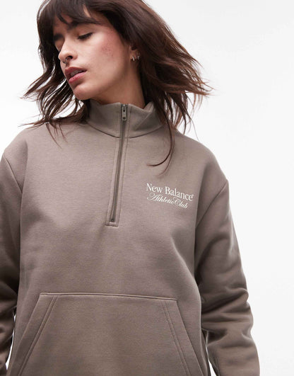 Graphic Half Zip Hoodie