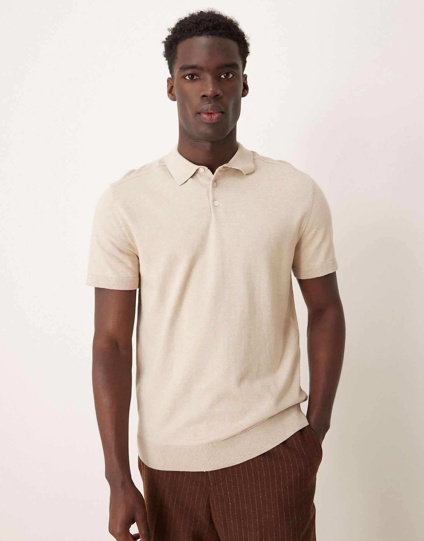 Knitted Polo Shirt