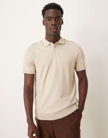 Knitted Polo Shirt