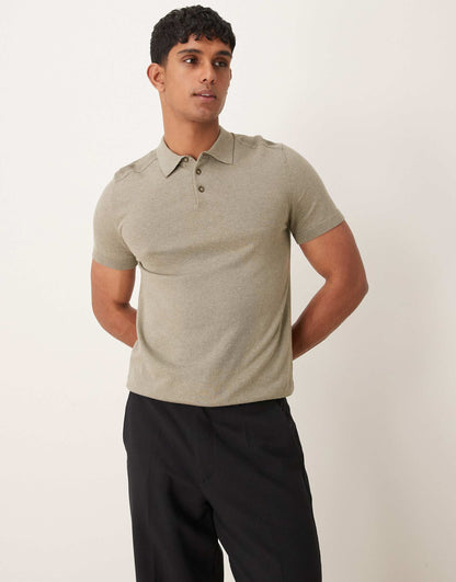 Knitted Polo Shirt
