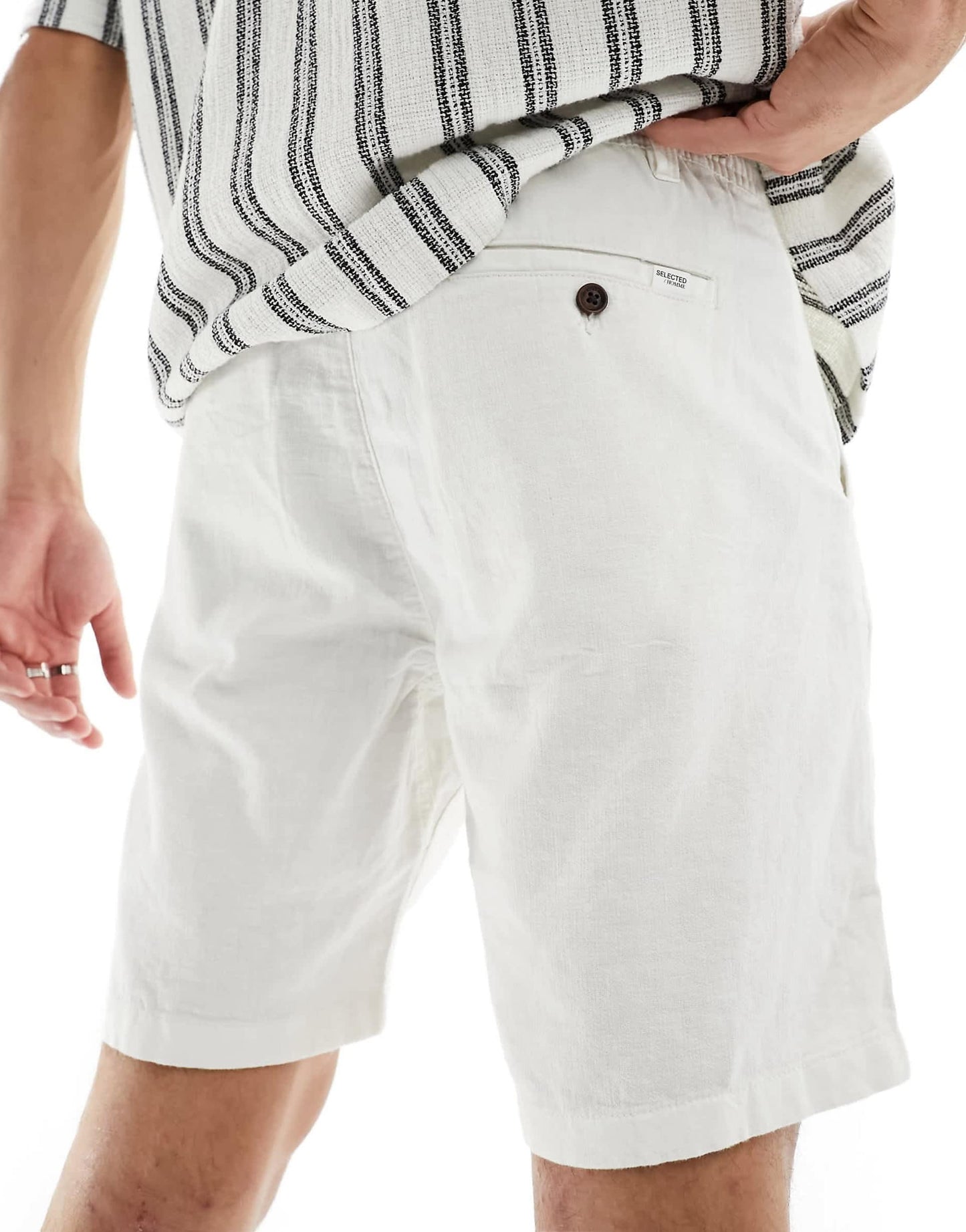 Linen Blend Shorts