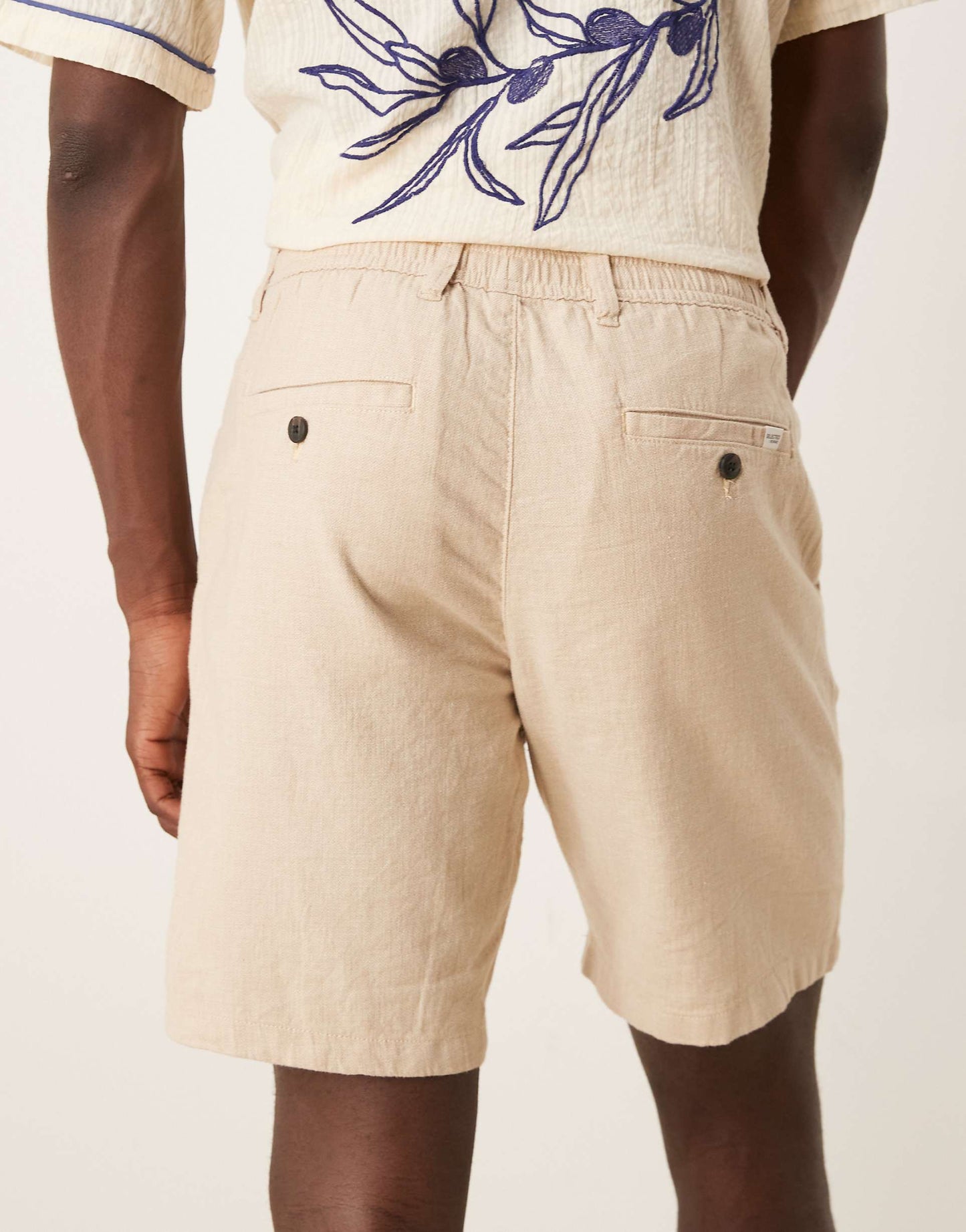 Linen Blend Shorts