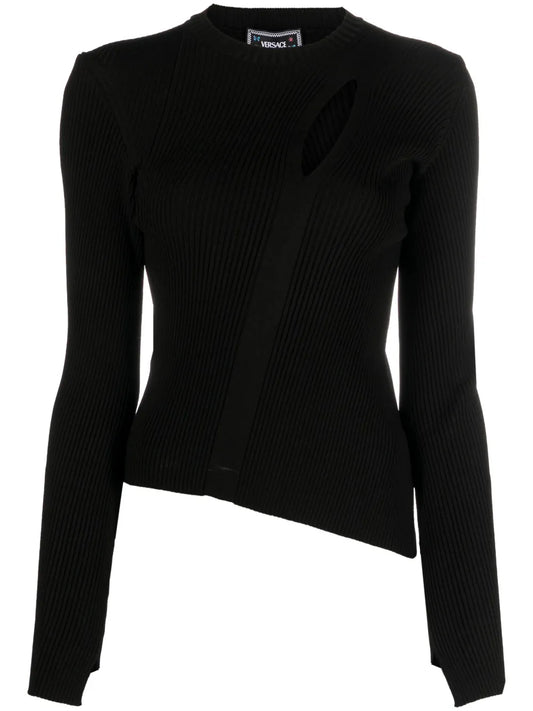 Cut-Out-Detailing Asymmetric Jumper
