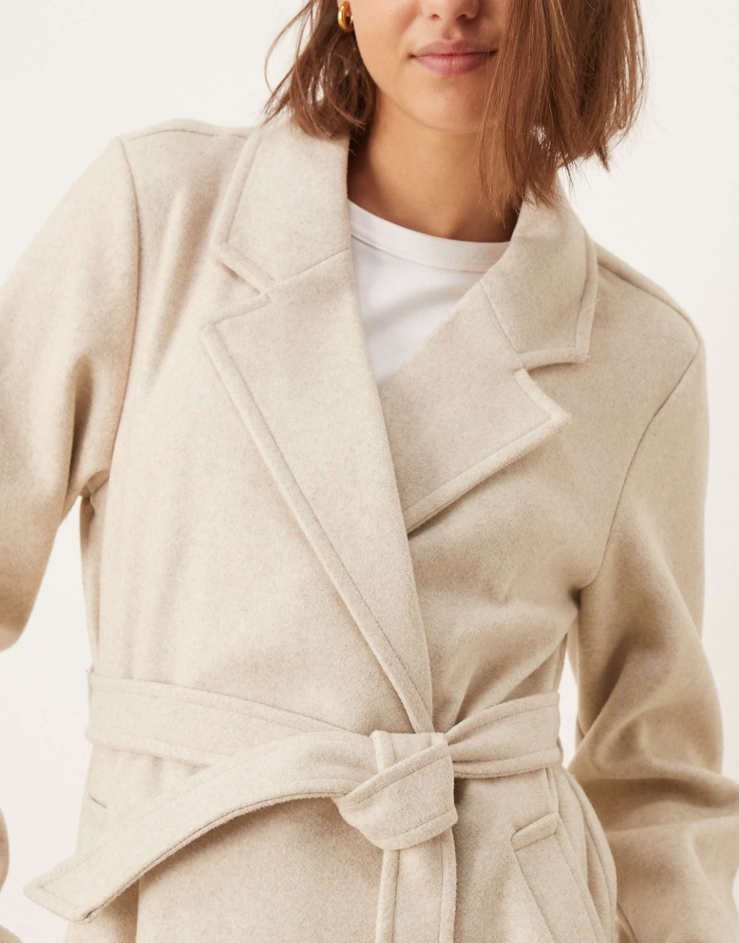 Longline Formal Belted Coat