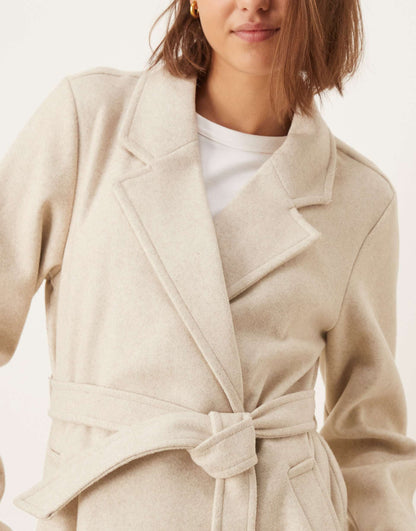 Longline Formal Belted Coat