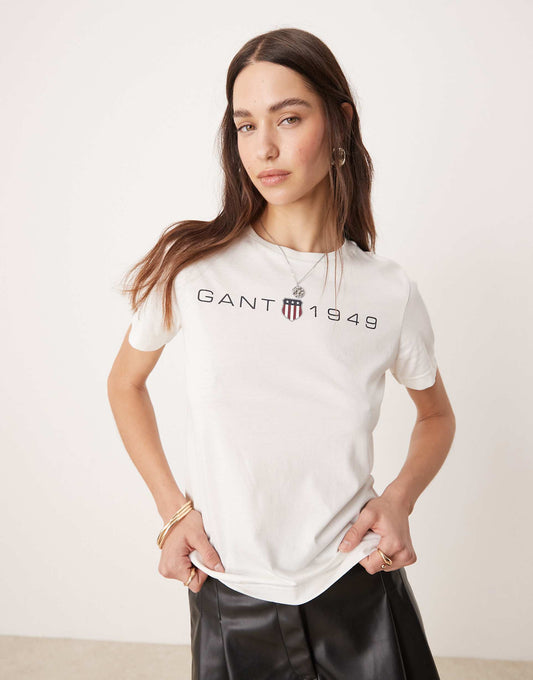 1949 Shield Logo Print T-Shirt