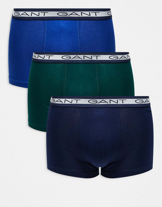 3 Pack Trunks With Logo Waistband
