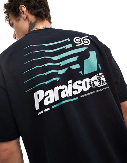 Oversized T-Shirt With Paraiso Back Print