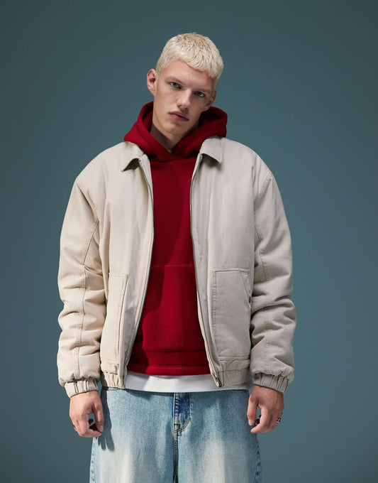 Oversized Harrington Jacket