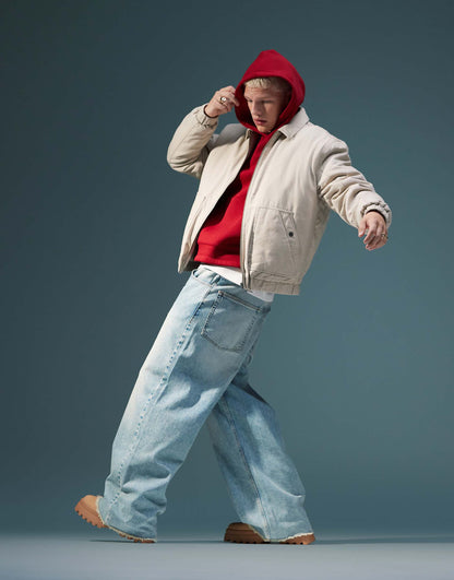 Oversized Harrington Jacket