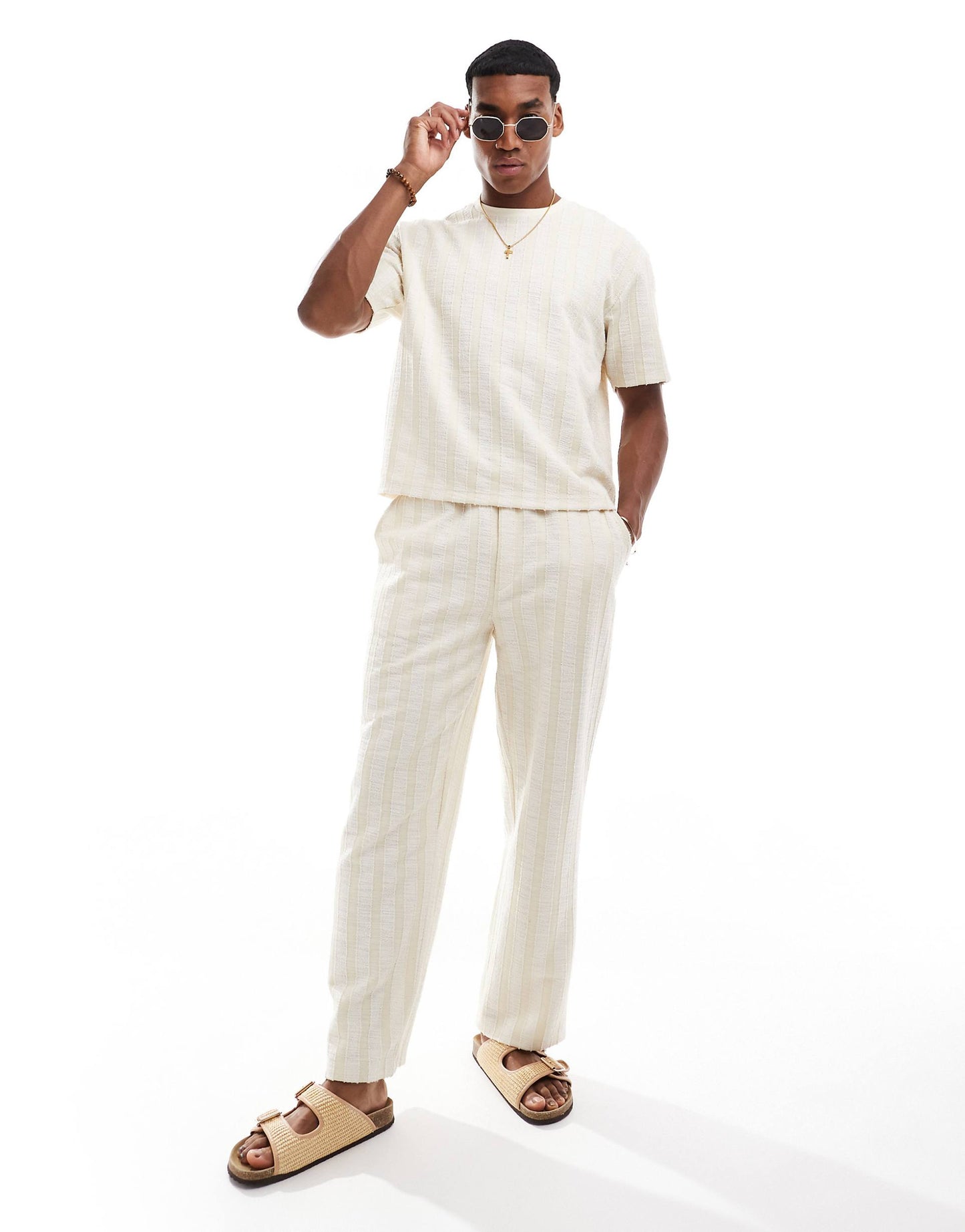 Co-Ord Baggy Trousers With Drawstring Waist