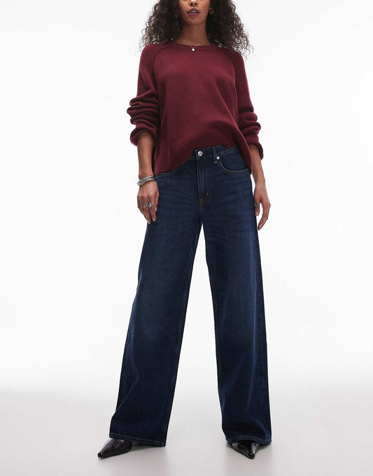 Cloud Low Rise Baggy Wide Leg Jeans