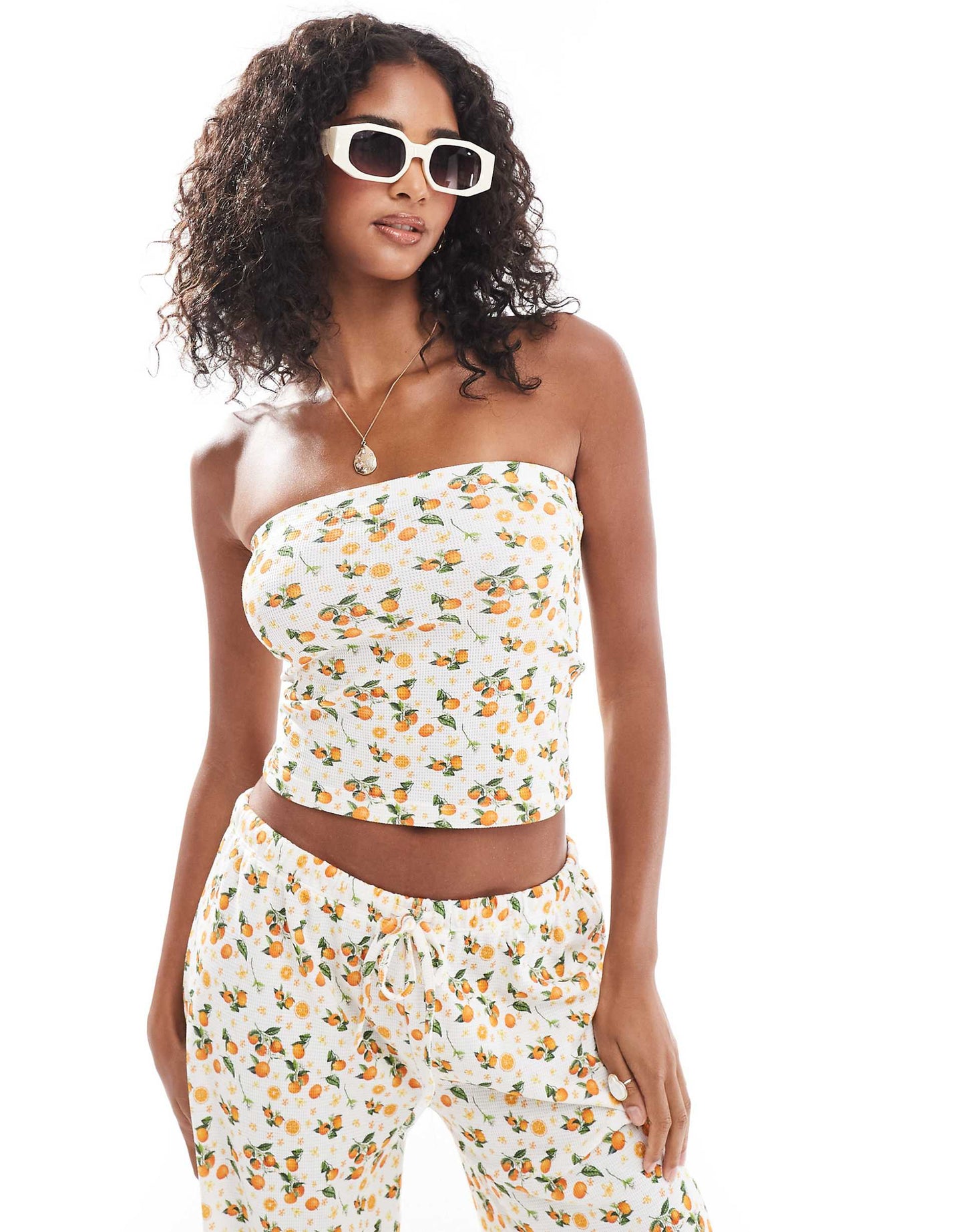 Waffle Bandeau Co-Ord