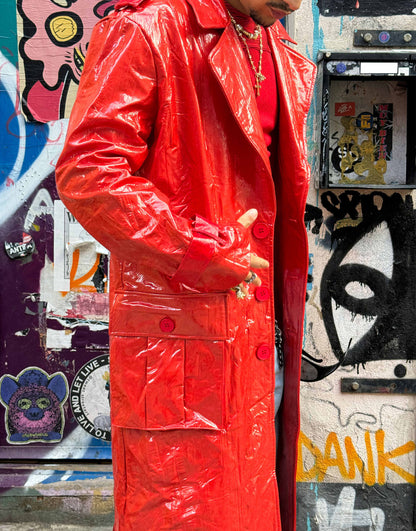 Pu Longline Coat