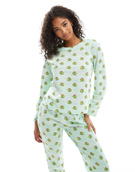 Christmas Long Sleeve Pyjama Set