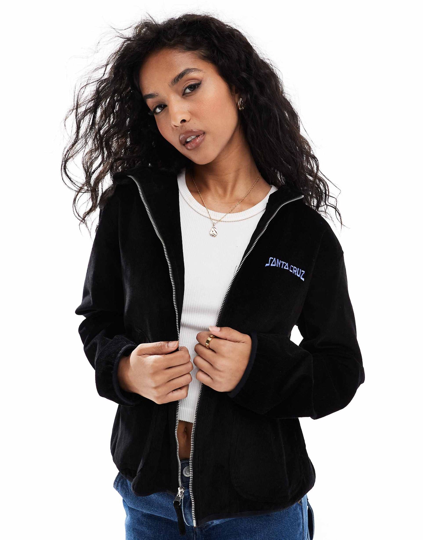 Hooded Jacket With Heart Backprint