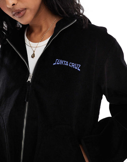 Hooded Jacket With Heart Backprint