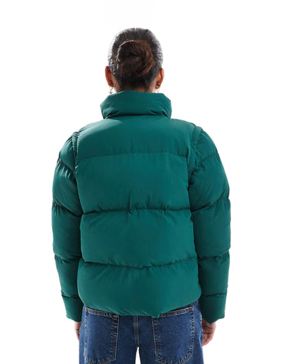 2-in-1 Puffer Jacket In Green