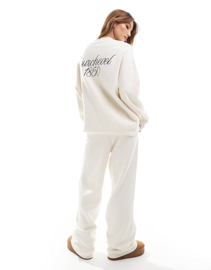 Apres Ski Knitted Wide Leg Trouser Co-Ord