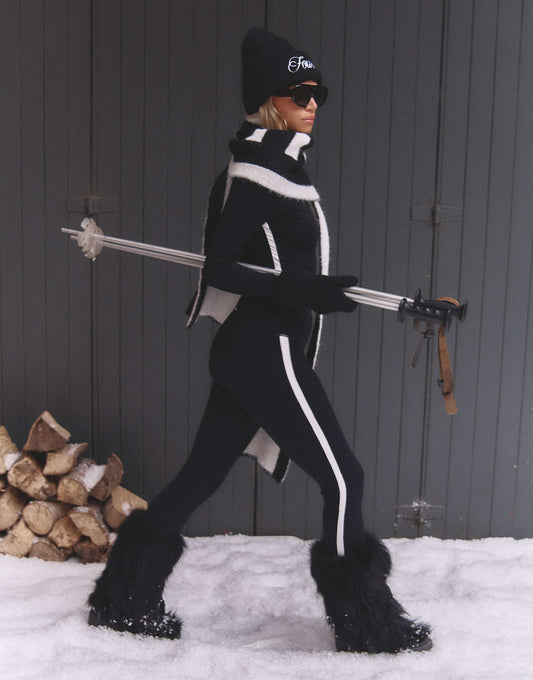 Apres Ski Indra Active Legging With Contrast Piping Co-Ord