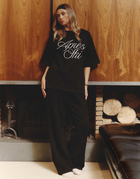Apres Ski Knitted Wide Leg Trouser Co-Ord