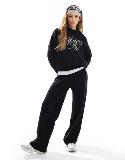 Apres Ski Knitted Wide Leg Trouser Co-Ord
