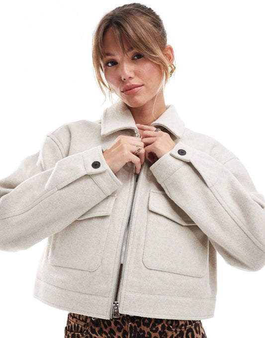 Boxy Wool Jacket