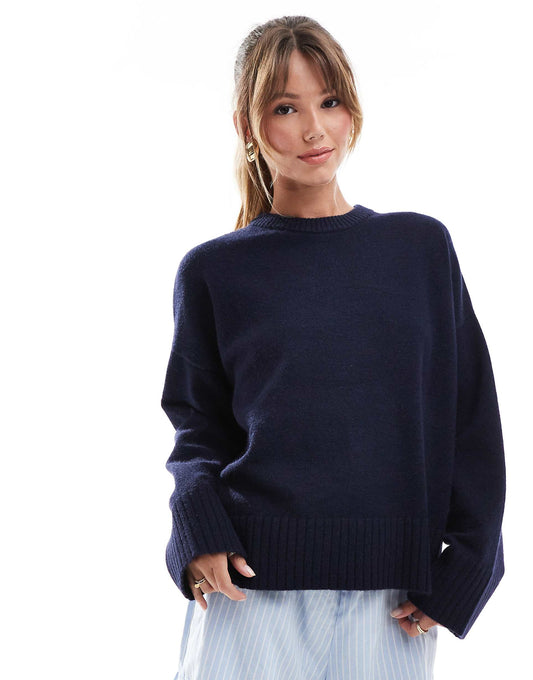 Chunky Crew Neck Jumper