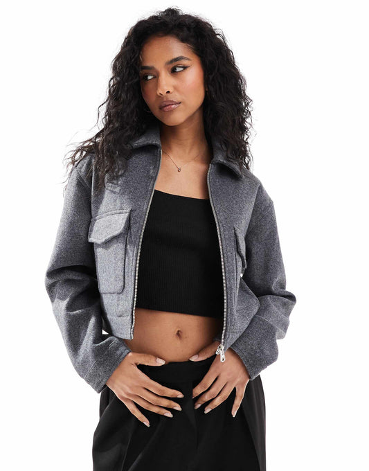 Boxy Wool Jacket