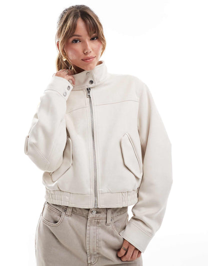 Faux Suede Jacket