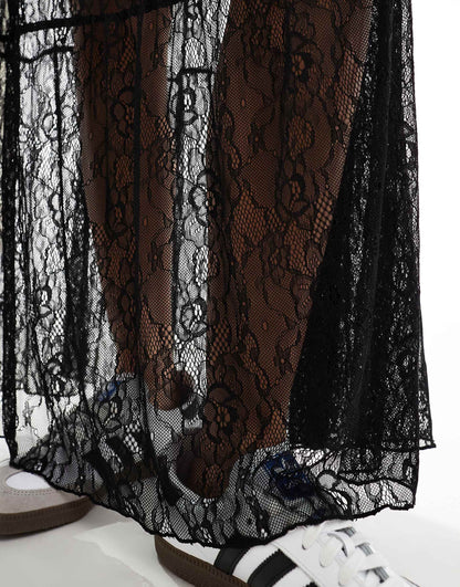 Lace Maxi Skirt
