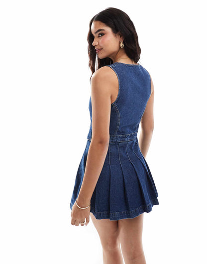 Sinatra Denim Mini Dress