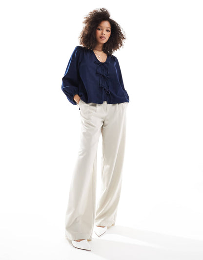 Bernadetta Denim Blouse