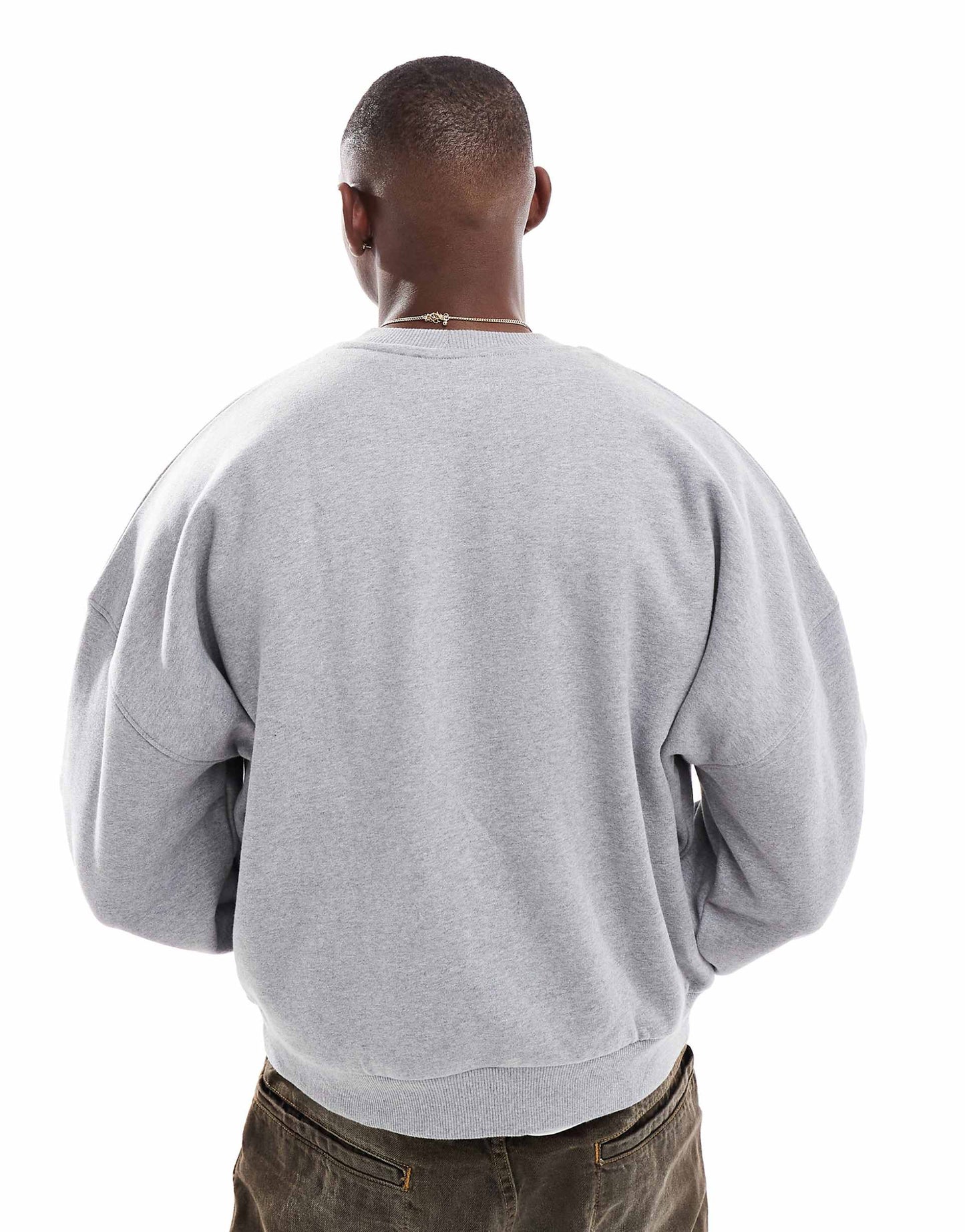 Premium Heavyweight Boxy Oversized Drop Shoulder Sweatshirt 400Gsm