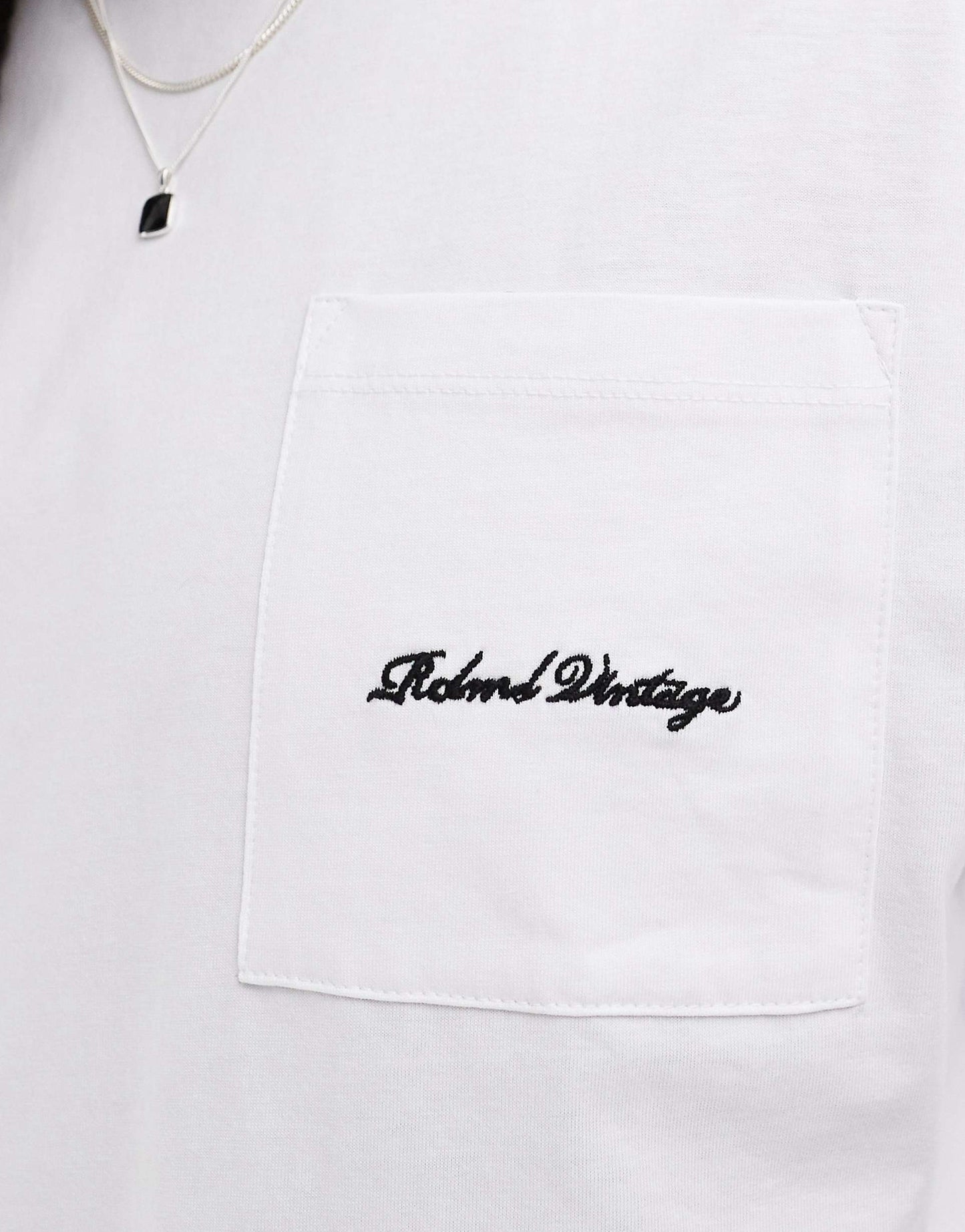 Cropped Boxy Pocket T-Shirt With Logo