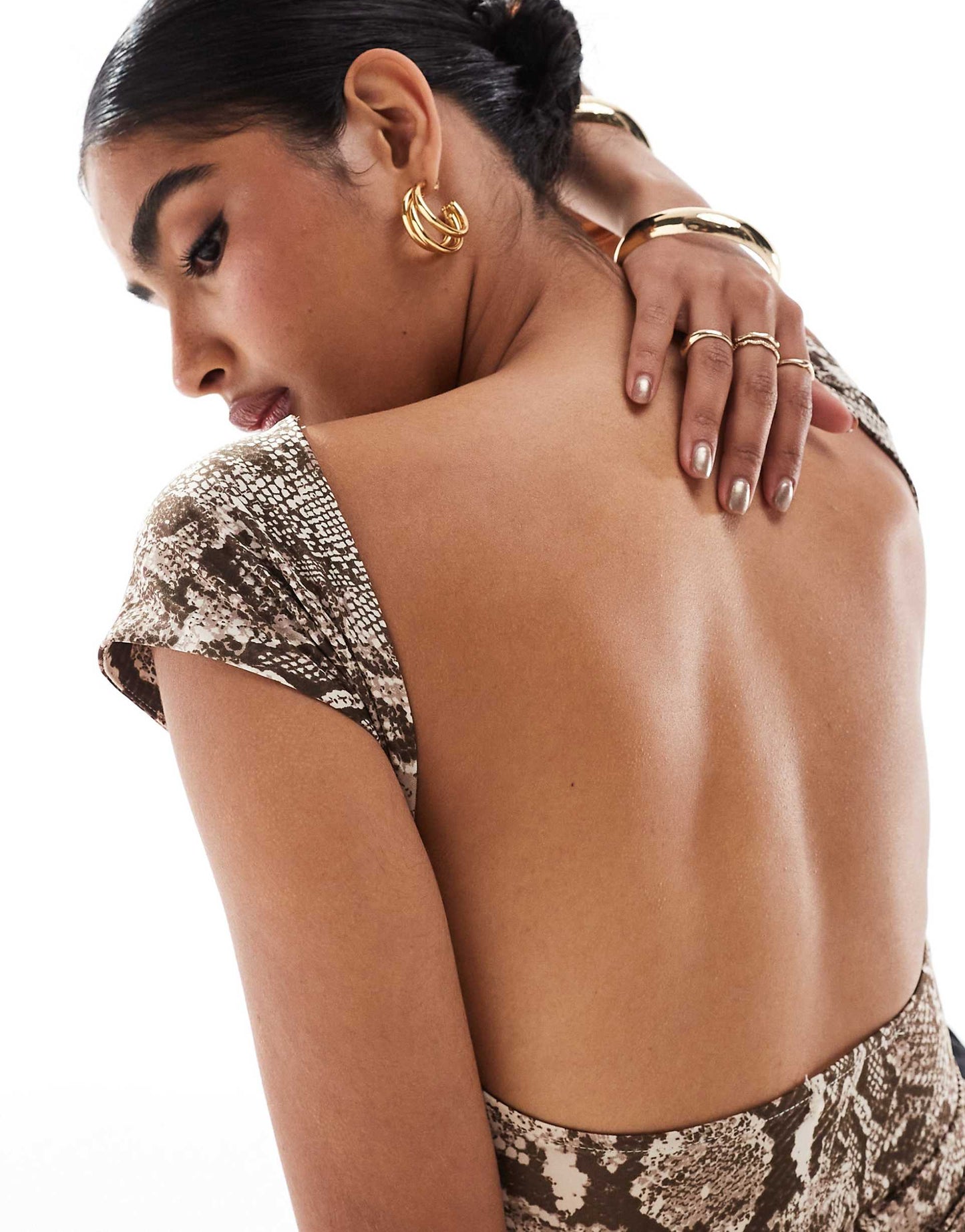 Cap Sleeve Open Back Tee