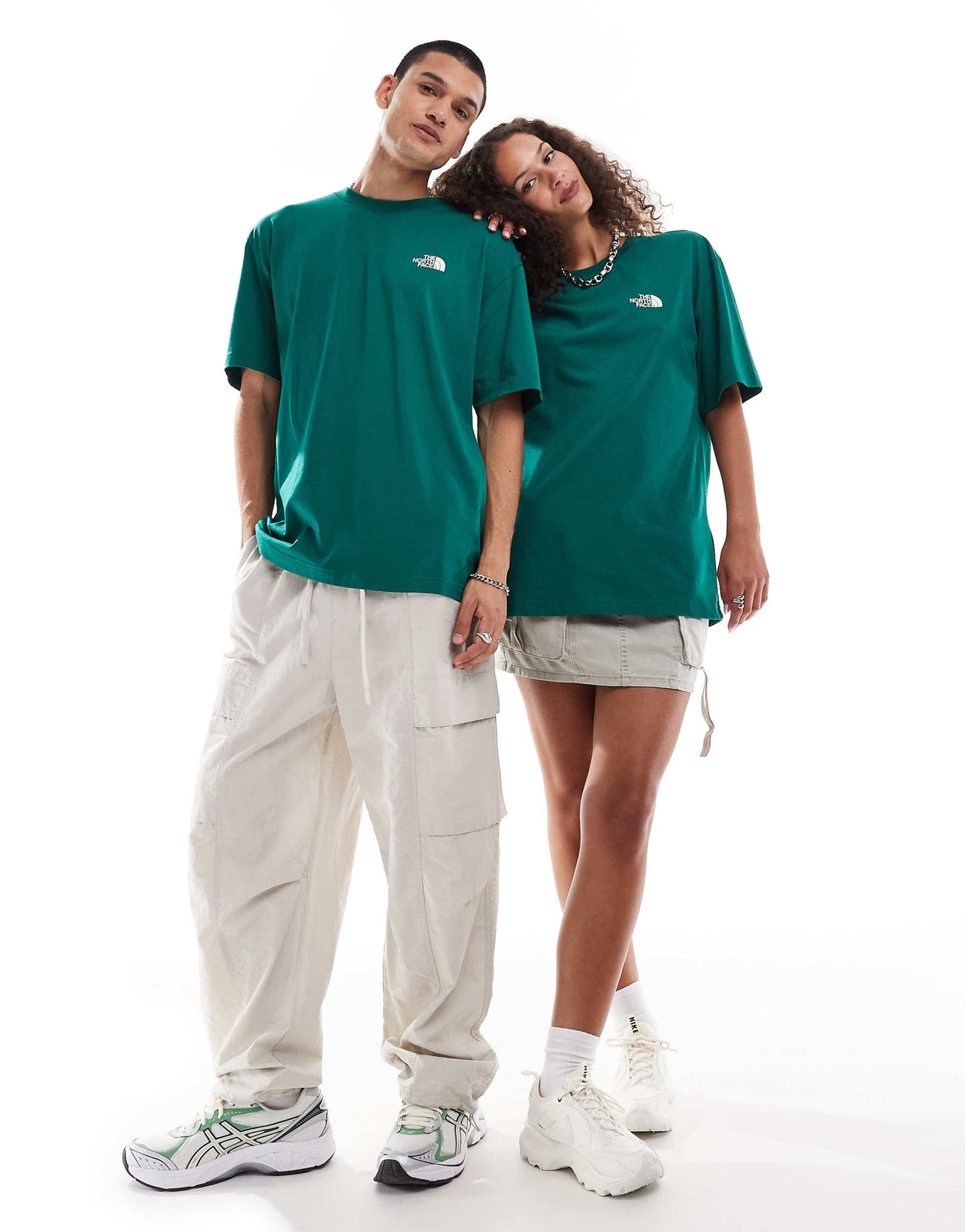 Mountain Sketch Back Print Oversized T-Shirt