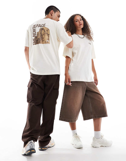 Half Dome Back Print Oversized T-Shirt