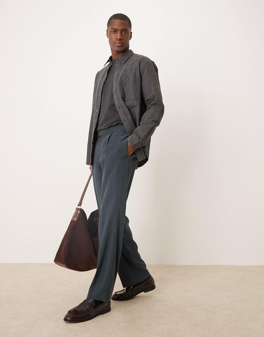 Smart Wide Leg Trousers