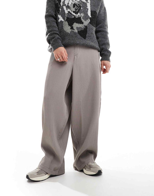 Parachute Plisse Trousers