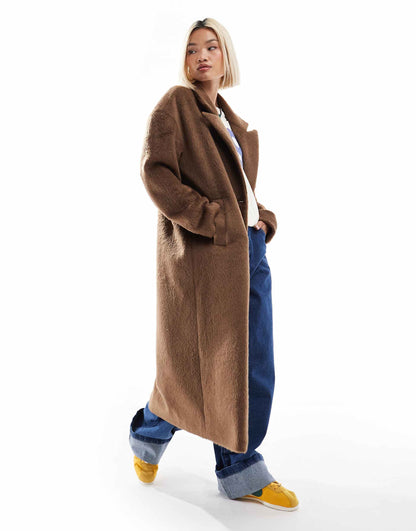 Oversized Double Breasted Blazer Coat