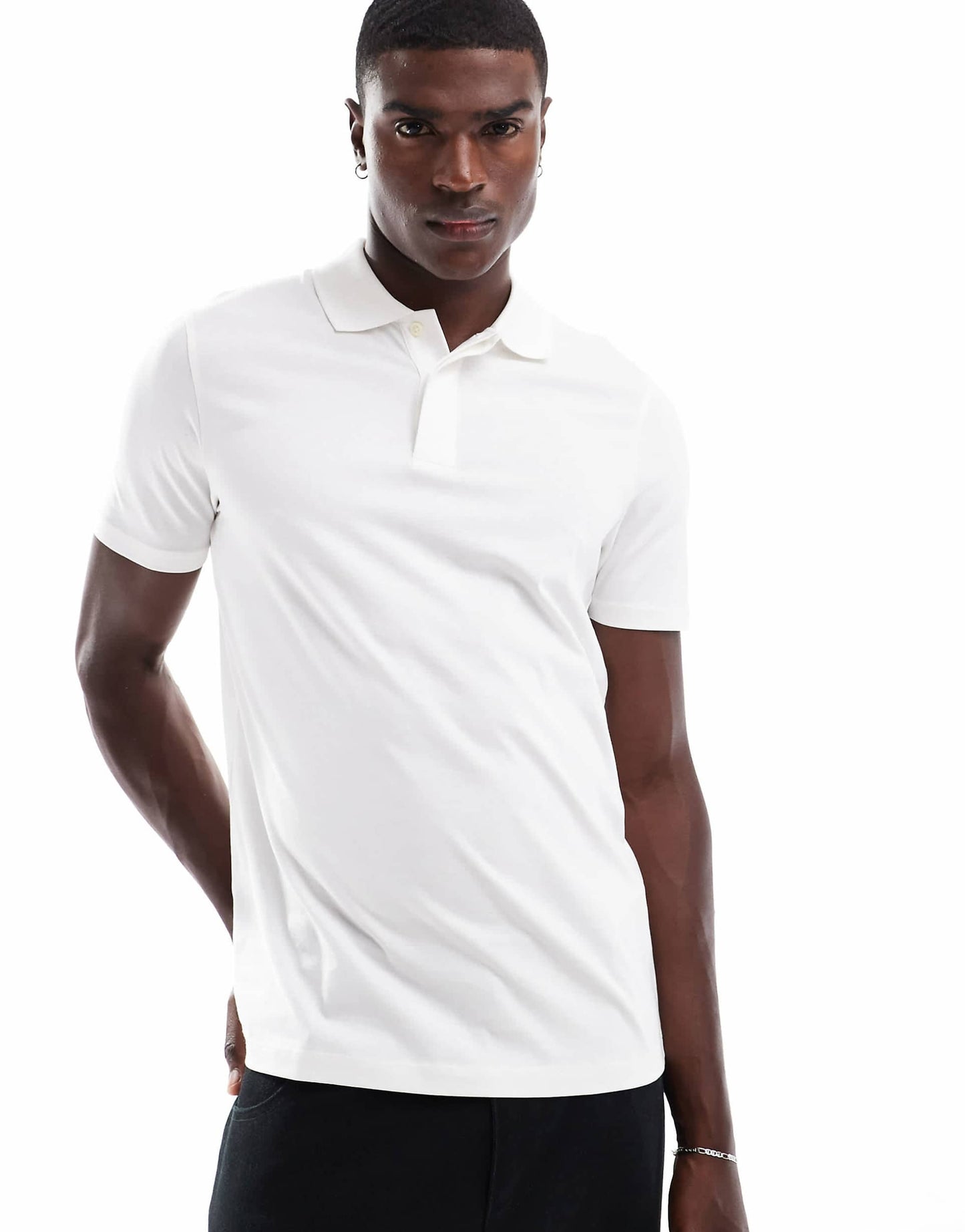 Tonal Eagle Superfine Cotton Polo Shirt