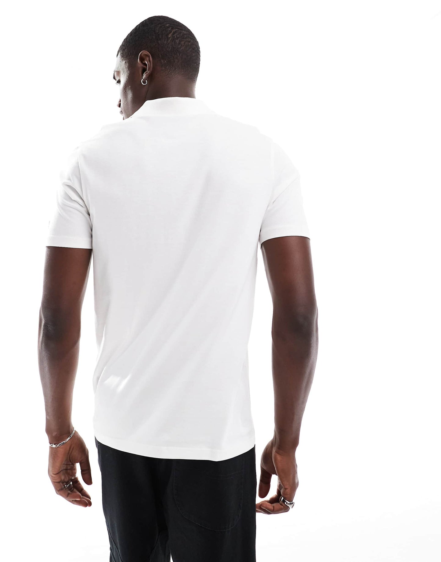 Tonal Eagle Superfine Cotton Polo Shirt