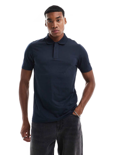 Tonal Eagle Superfine Cotton Polo Shirt