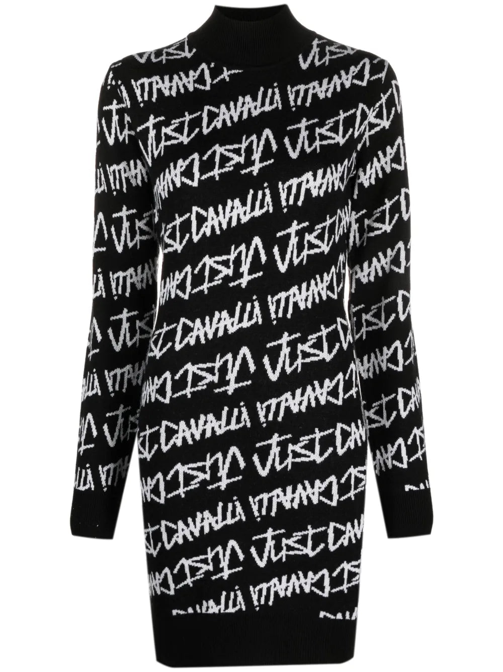 Intarsia-Knit Logo Dress
