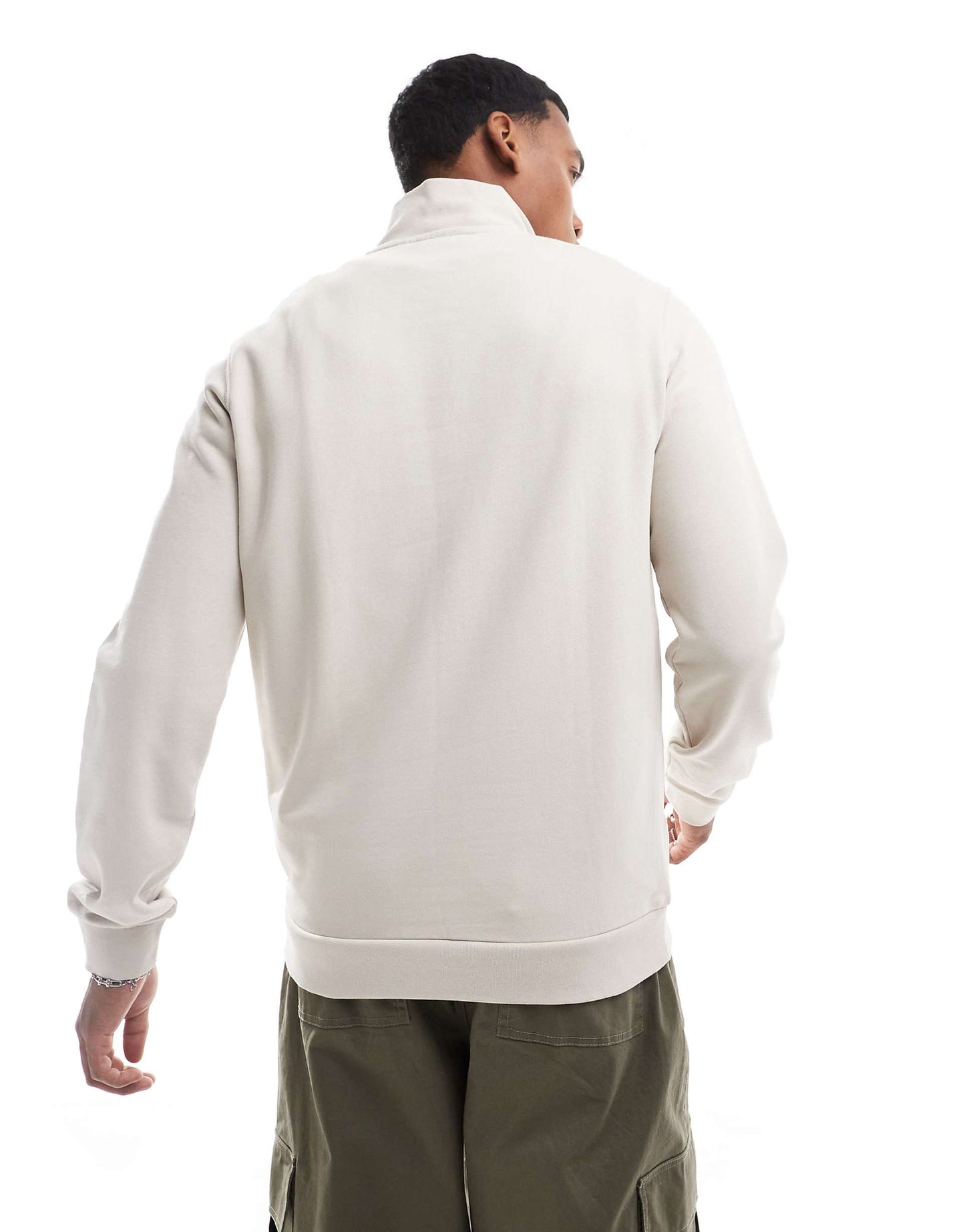 Tonal Eagle Quarter Zip Sweat