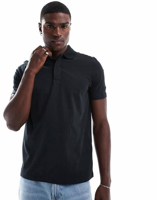 Tonal Eagle Superfine Cotton Polo Shirt