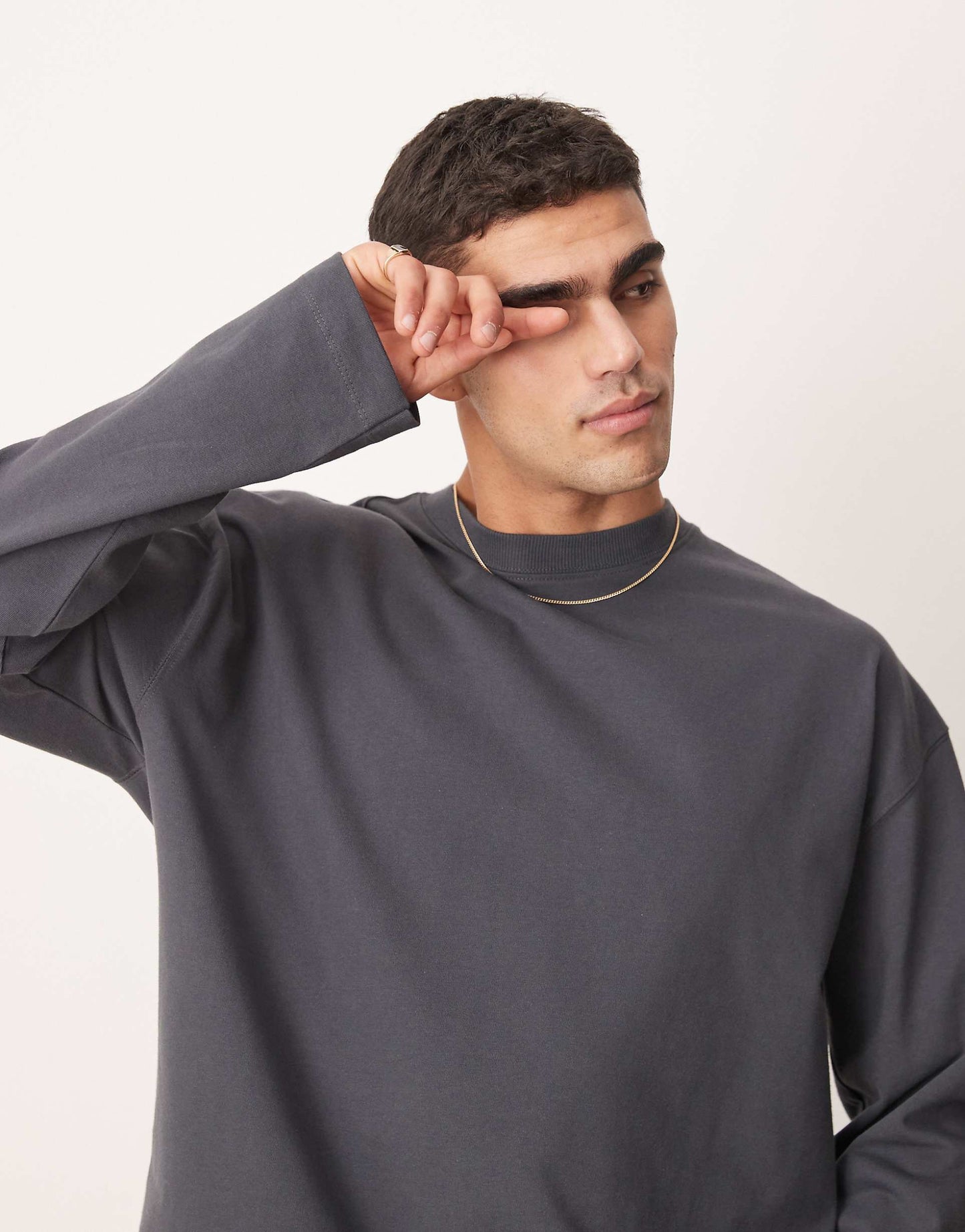 Premium Heavyweight Oversized Long Sleeve T-Shirt 300Gsm