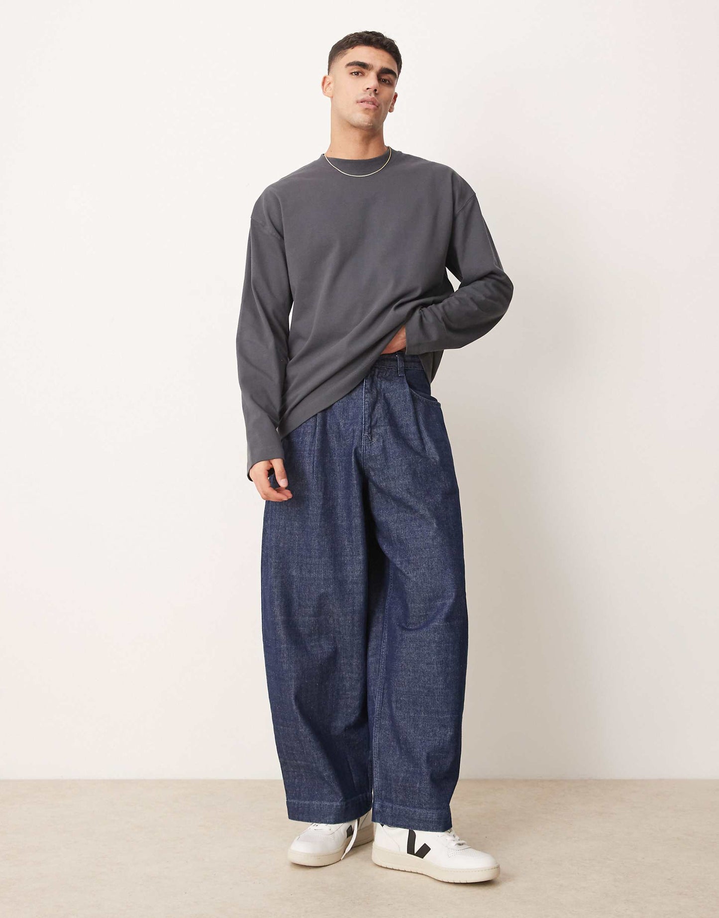 Premium Heavyweight Oversized Long Sleeve T-Shirt 300Gsm